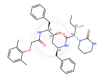 Chemical structure of Isolopinavir