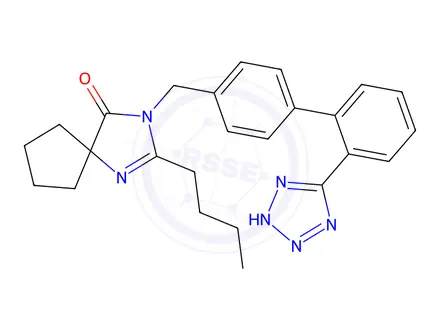 Chemical structure of Irbesartan
