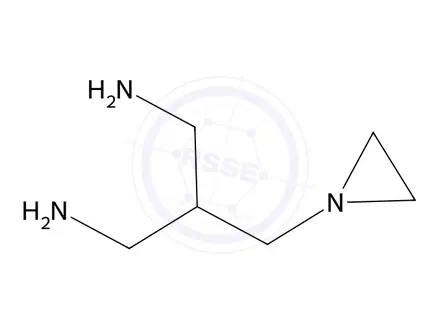 Chemical structure of 2-(Aziridin-1-ylmethyl)propane-1,3-diamine
