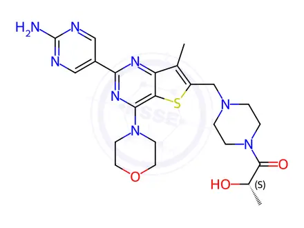 Chemical structure of Apitolisib