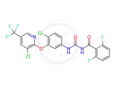 Chemical structure of Fluazuron