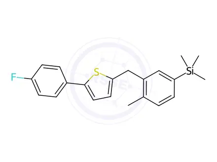Chemical structure of Canagliflozin Impurity 205