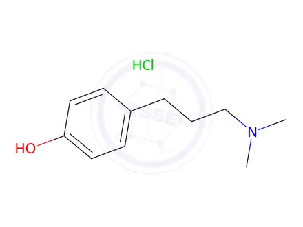 Chemical structure of 4-(3-Aminopropyl)phenol hbr