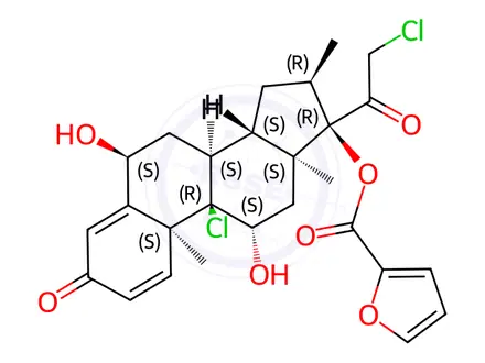 Chemical structure of Mometasone Furoate Impurity 20(Mometasone Furoate EP Impurity T)
