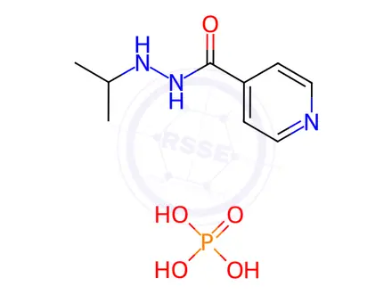 Chemical structure of IPRONIAZID PHOSPHATE