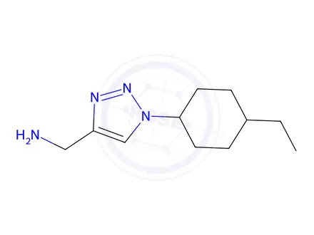 Chemical structure of (1-(4-Ethylcyclohexyl)-1h-1,2,3-triazol-4-yl)methanamine