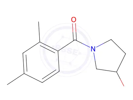 Chemical structure of 1-(2,4-dimethylbenzoyl)pyrrolidin-3-ol