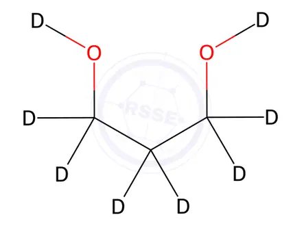 Chemical structure of 1,3-Propanediol-d8