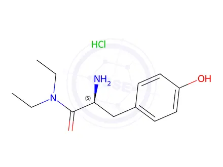Chemical structure of L-Tyrosine Diethylamide Hydrochloride