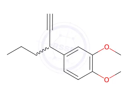 Chemical structure of 3,4-Dimethoxy-a-propylbenzeneacetonitrile