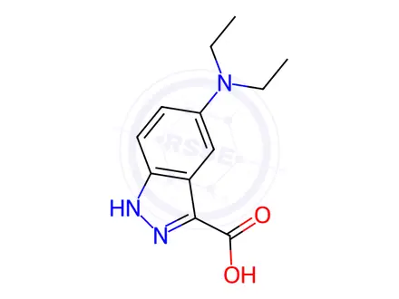 Chemical structure of 5-(Diethylamino)-1H-indazole-3-carboxylic acid