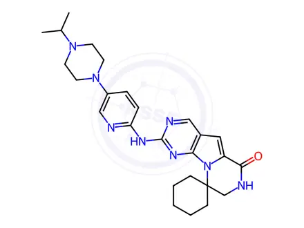 Chemical structure of Lerociclib