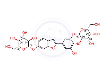 Chemical structure of Mulberroside F