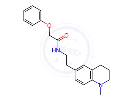 Chemical structure of N-(2-(1-Methyl-1,2,3,4-tetrahydroquinolin-6-yl)ethyl)-2-phenoxyacetamide