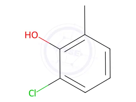 Chemical structure of 2-Chloro-6-methylphenol