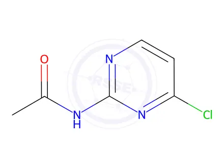 Chemical structure of N-(4-Chloro-2-pyrimidinyl)acetamide