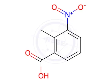 Chemical structure of 2-Methyl-3-nitrobenzoic acid