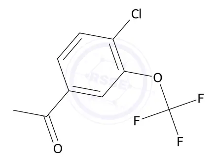 Chemical structure of 1-(4-Chloro-3-(trifluoromethoxy)phenyl)ethan-1-one