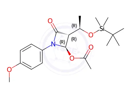 Chemical structure of Imipenem Impurity 128