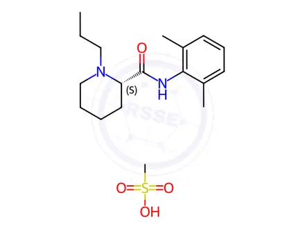 Chemical structure of Ropivacaine Mesylate