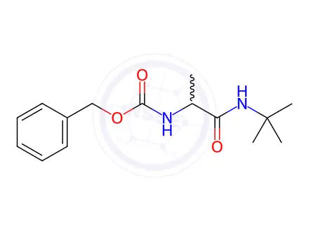 Chemical structure of t-Butyl Z-DL-Alaninamide