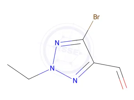 Chemical structure of 5-Bromo-2-ethyl-2H-1,2,3-triazole-4-carbaldehyde