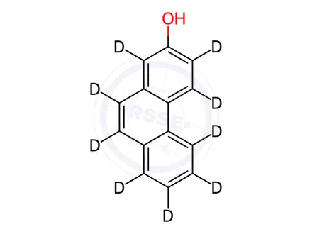 Chemical structure of 2-Phenanthrol-d9 (Major)