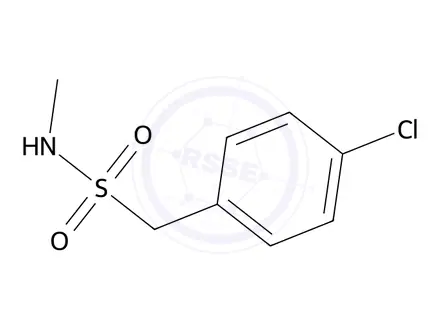 Chemical structure of 1-(4-Chlorophenyl)-N-methylmethanesulfonamide