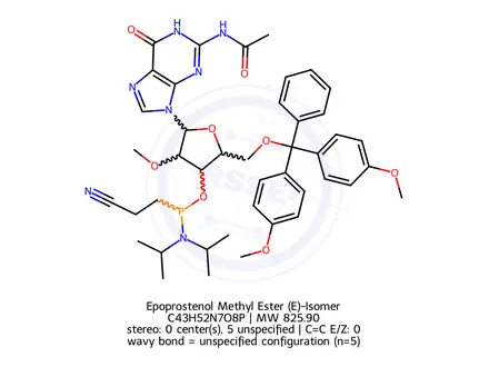 Chemical structure of Epoprostenol Methyl Ester (E)-Isomer