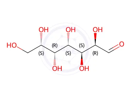 Chemical structure of D-mannoheptose