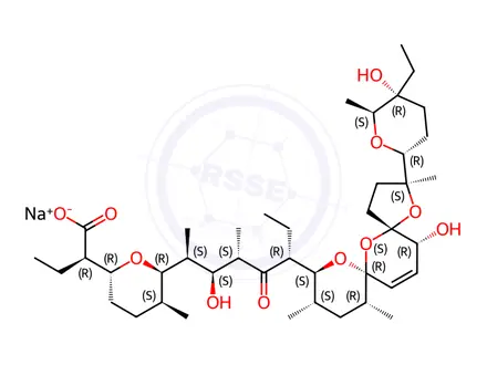 Chemical structure of Salinomycin sodium salt