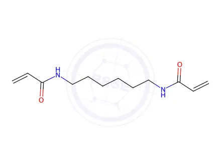 Chemical structure of 1,6-Hexamethylenebisacrylamide, >98%