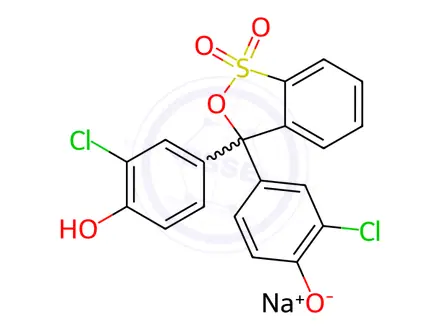 Chemical structure of Chlorophenol Red Sodium Salt