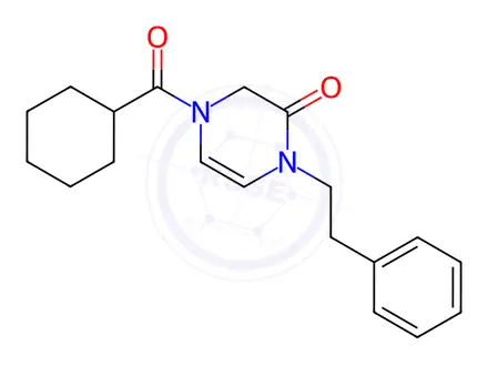 Chemical structure of Praziquantel EP Impurity D