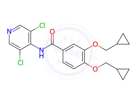 Chemical structure of Roflumilast Impurity 15