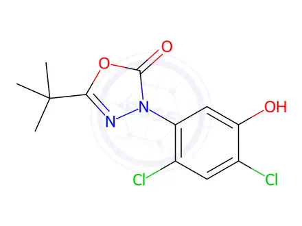Chemical structure of Oxadiazon-hydroxy 10 μg/mL in Toluene
