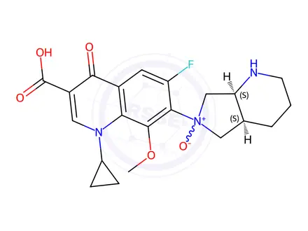 Chemical structure of Moxifloxacin Impurity 49