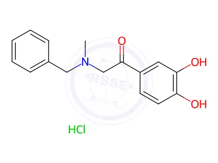 Chemical structure of Adrenaline EP Impurity E HCl