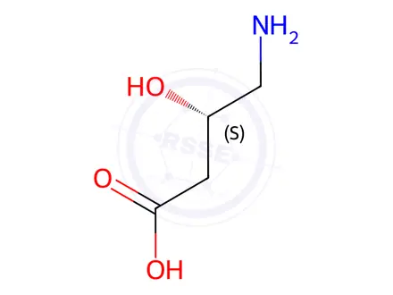 Chemical structure of (S)-4-Amino-3-hydroxybutanoic acid