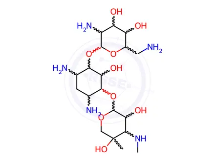 Chemical structure of Gentamycin Sulfate Impurity 4(Gentamycin Sulfate EP Impurity D)