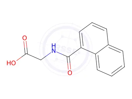 Chemical structure of (1-Naphthoyl)glycine