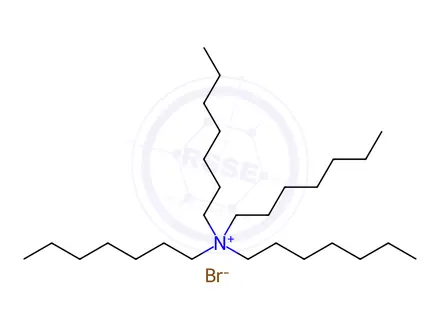 Chemical structure of Tetraheptylammonium Bromide
