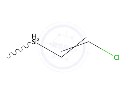 Chemical structure of Silane, chloroethenylmethyl-