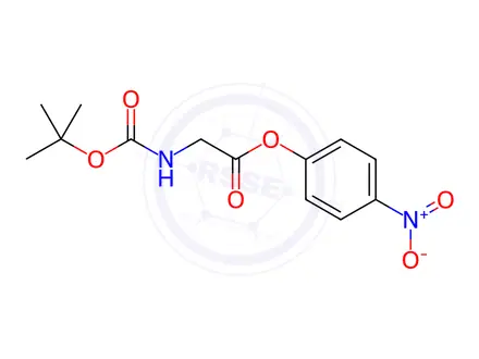 Chemical structure of Boc-Gly-ONp