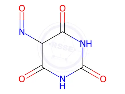 Chemical structure of 5-NITROSO-2,4,6-TRIHYDROXYPYRIMIDINE