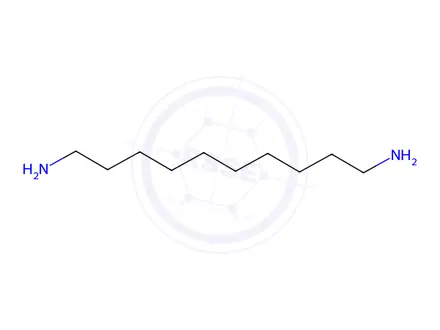 Chemical structure of 1,10-Diaminodecane