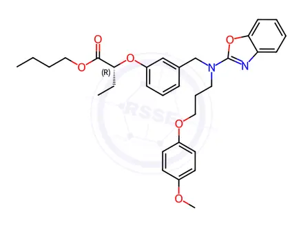 Chemical structure of Pemafibrate Impurity 5