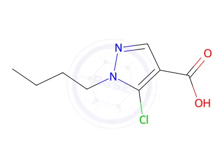 Chemical structure of 1-Butyl-5-chloro-1h-pyrazole-4-carboxylic acid