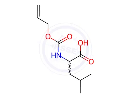 Chemical structure of N-Allyloxycarbonyl-DL-leucine