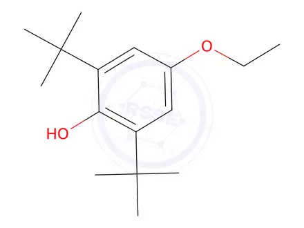 Chemical structure of 4-Phenol,2,6-bis(1,1-dimethylethyl)-4-ethoxy